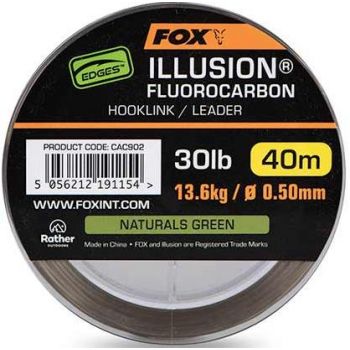 FLUOROCARBON DO  PRZYPONÓW FOX ILLUSION 0,50mm 40m
