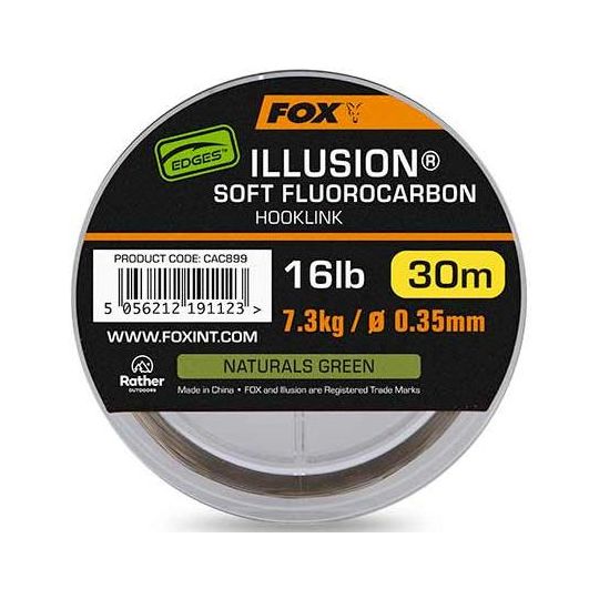 FLUOROCARBON FOX ILLUSION SOFT 30m 0,35mm 7.3kg FLUOROCARBON FOX ILLUSION SOFT 30m 0,35mm 7.3kg
