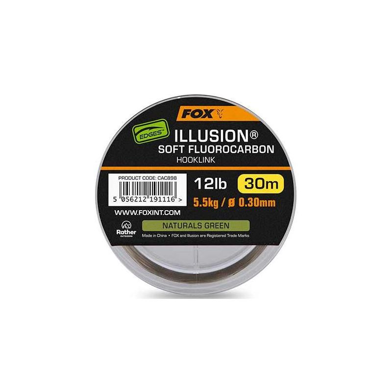 FLUOROCARBON FOX ILLUSION SOFT 30m 0,30mm 5.5kg