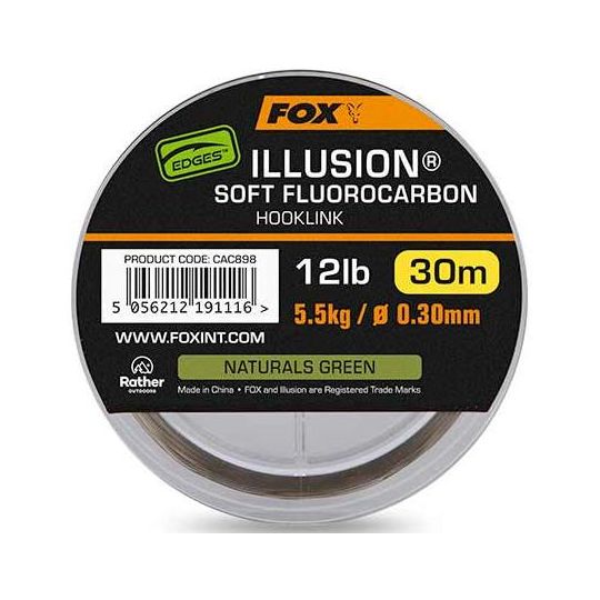 FLUOROCARBON FOX ILLUSION SOFT 30m 0,30mm 5.5kg