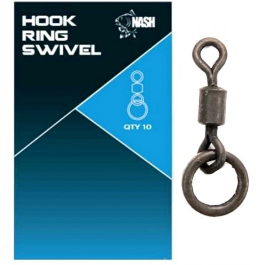 KRĘTLIK NASH HOOK RING SWIVEL 10szt KRĘTLIK NASH HOOK RING SWIVEL 10szt