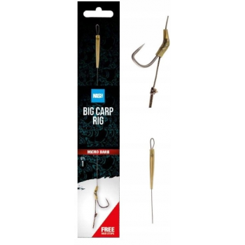 PRZYPON NASH BIG CARP RIG ROZM 6 MICRO BARB