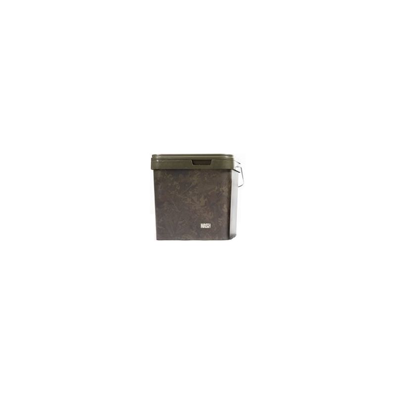 WIADRO NASH RECTANGULAR WĘDKARSKIE 17L CAMO WIADRO NASH RECTANGULAR WĘDKARSKIE 17L CAMO