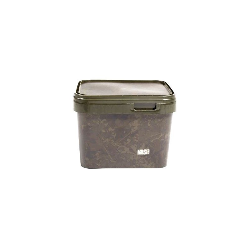 WIADRO NASH RECTANGULAR WĘDKARSKIE 5L CAMO WIADRO NASH RECTANGULAR WĘDKARSKIE 5L CAMO