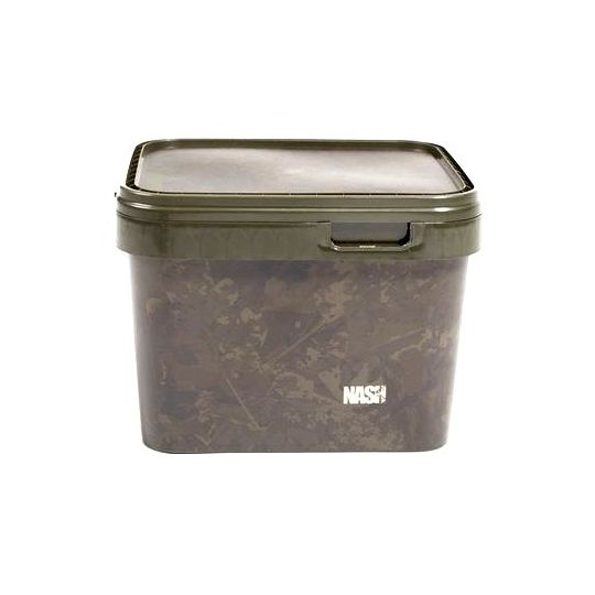 WIADRO NASH RECTANGULAR WĘDKARSKIE 5L CAMO WIADRO NASH RECTANGULAR WĘDKARSKIE 5L CAMO
