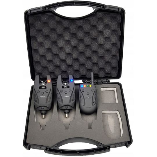 ZESTAW SYGNALIZATORÓW CORMORAN PRO CARP F-2000 2+1 ZESTAW SYGNALIZATORÓW CORMORAN PRO CARP F-2000 2+1