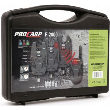 ZESTAW SYGNALIZATORÓW CORMORAN PRO CARP F-2000 2+1