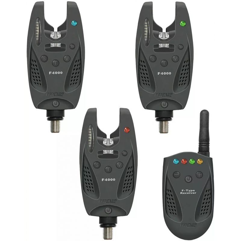 ZESTAW SYGNALIZATORÓW CORMORAN PRO CARP F-4000 3+1 ZESTAW SYGNALIZATORÓW CORMORAN PRO CARP F-4000 3+1