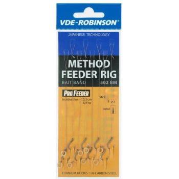 HACZYKI ROBINSON METHOD FEEDER PRZYPON Z GUMKĄ 12