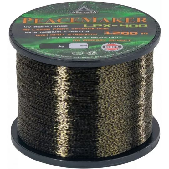 ŻYŁKA ANACONDA PEACEMAKER LPX-400 1200m 0,28mm ŻYŁKA ANACONDA PEACEMAKER LPX-400 1200m 0,28mm