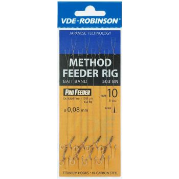 HACZYKI ROBINSON METHOD FEEDER PRZYPON Z GUMKĄ 6