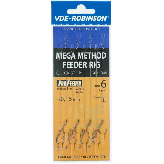 HACZYKI ROBINSON METHOD PRZYPON QUICK STOP MEGA 6 HACZYKI ROBINSON METHOD PRZYPON QUICK STOP MEGA 6