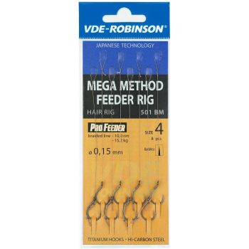 HACZYKI ROBINSON METHOD FEEDER PRZYPON Z WŁOSEM 6