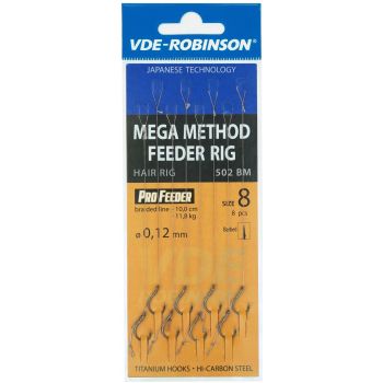 HACZYKI ROBINSON METHOD FEEDER PRZYPON Z WŁOSEM 6