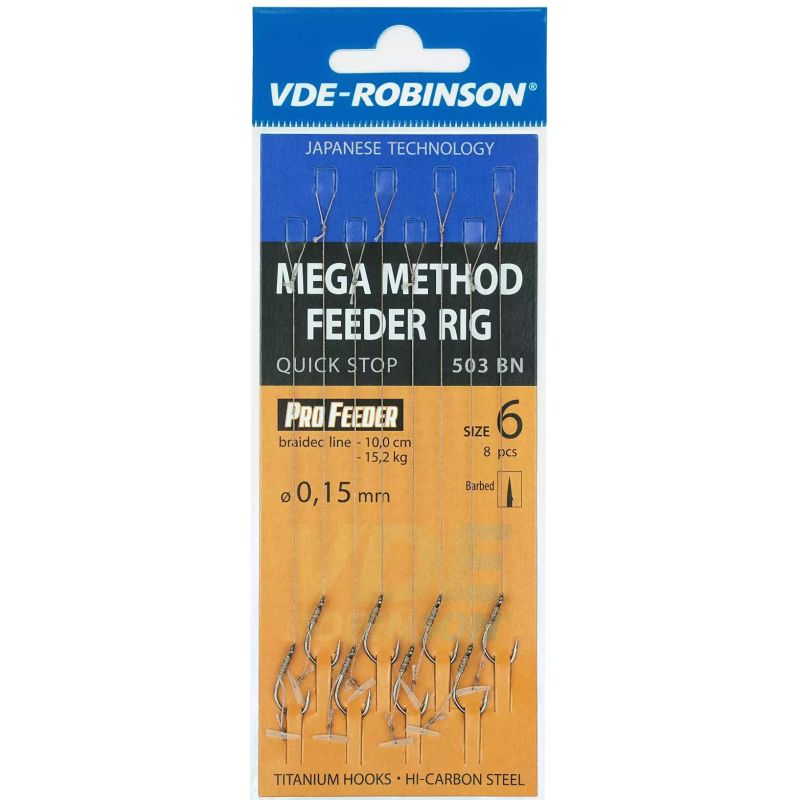 HACZYKI ROBINSON METHOD PRZYPON QUICK STOP MEGA 6 HACZYKI ROBINSON METHOD PRZYPON QUICK STOP MEGA 6