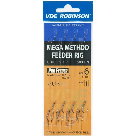 HACZYKI ROBINSON METHOD PRZYPON QUICK STOP MEGA 6 HACZYKI ROBINSON METHOD PRZYPON QUICK STOP MEGA 6