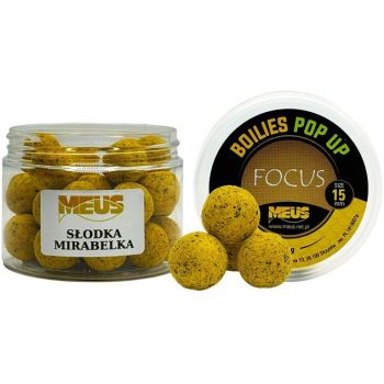 KULKI MEUS POP UP FOCUS 55g 15mm SŁODKA MIRABELKA