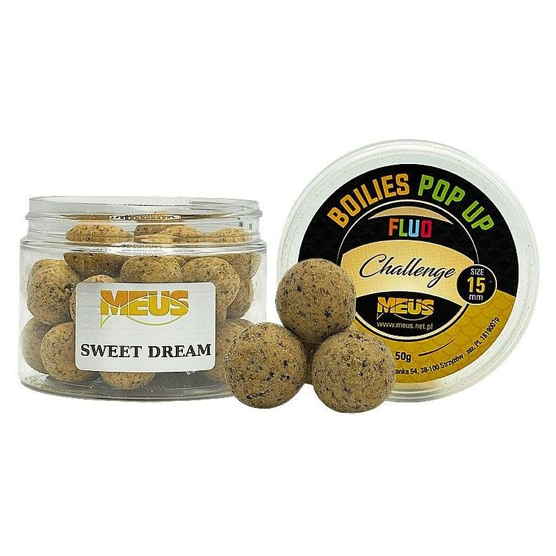 KULKI MEUS CHALLENGE POP UP FLUO 15mm SWEET DREAM KULKI MEUS CHALLENGE POP UP FLUO 15mm SWEET DREAM