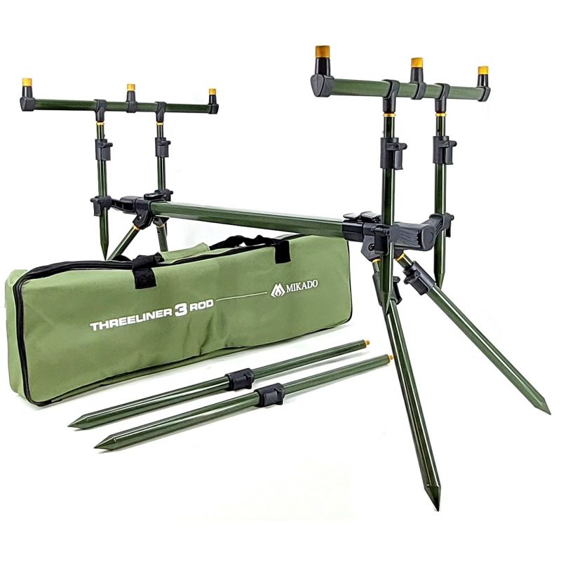 STANOWISKO MIKADO THREELINER NA 3 WĘDKI ROD POD ST STANOWISKO MIKADO THREELINER NA 3 WĘDKI ROD POD ST