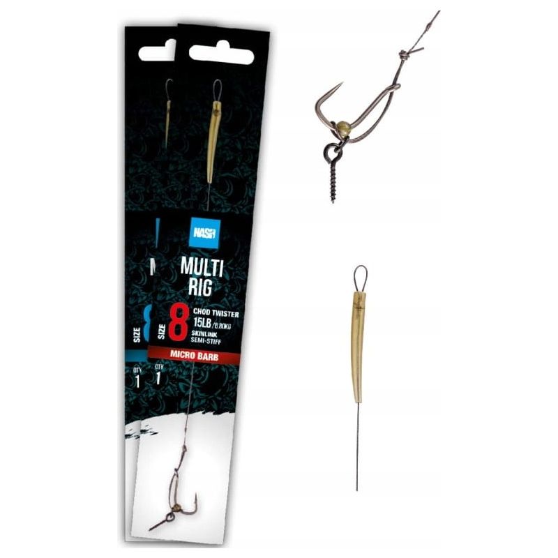 PRZYPON NASH MULTI RIG ROZMIAR 4 MICRO BARB PRZYPON NASH MULTI RIG ROZMIAR 4 MICRO BARB