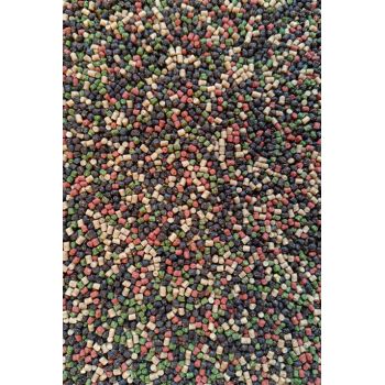 PELLET FEEDER BAIT HALIBUT GREEN BLACK RED 2mm MET