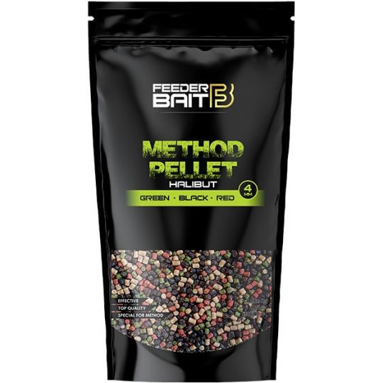 PELLET FEEDER BAIT HALIBUT GREEN BLACK RED 4mm 800 PELLET FEEDER BAIT HALIBUT GREEN BLACK RED 4mm 800