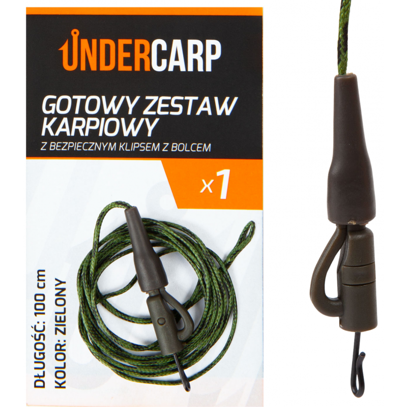 Gotowy zestaw karpiowy z bezpiecznym klipsem z bol Gotowy zestaw karpiowy z bezpiecznym klipsem z bol