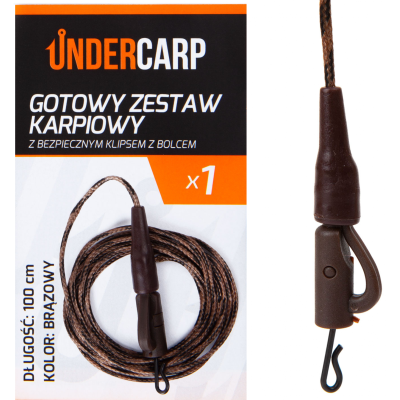 Gotowy zestaw karpiowy z bezpiecznym klipsem z bol Gotowy zestaw karpiowy z bezpiecznym klipsem z bol