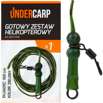 Gotowy zestaw karpiowy helikopterowy do rzutów zie