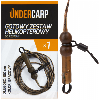 Gotowy zestaw karpiowy helikopterowy do rzutów brą