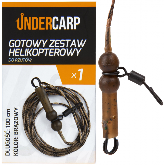 Gotowy zestaw karpiowy helikopterowy do rzutów brą Gotowy zestaw karpiowy helikopterowy do rzutów brą