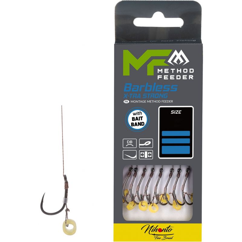 HACZYKI MIKADO METHOD PRZYPON Z GUMKĄ 8 BEZZADZIOR HACZYKI MIKADO METHOD PRZYPON Z GUMKĄ 8 BEZZADZIOR