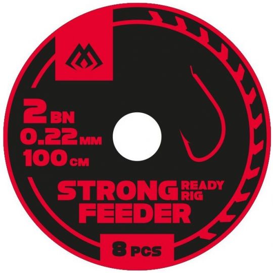 PRZYPONY WIĄZANE - STRONG FEEDER nr 2 BN / żyłka: PRZYPONY WIĄZANE - STRONG FEEDER nr 2 BN / żyłka: