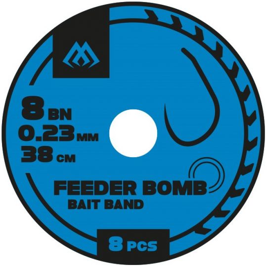 PRZYPON FEEDER BOMB - Z GUMKĄ - hak bez zadziora n PRZYPON FEEDER BOMB - Z GUMKĄ - hak bez zadziora n