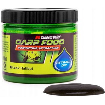 DIP TANDEM BAITS ATTRACT CZARNY HALIBUT 100ML
