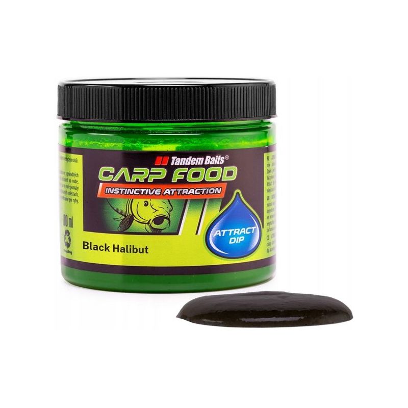 DIP TANDEM BAITS ATTRACT CZARNY HALIBUT 100ML DIP TANDEM BAITS ATTRACT CZARNY HALIBUT 100ML