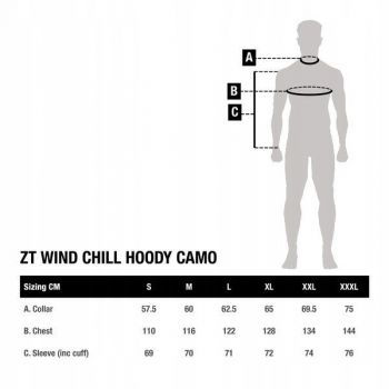 BLUZA NASH ZERO TOLERANCE WIND CHILL CAMO L