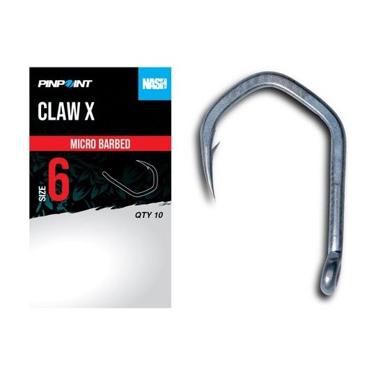 HACZYKI NASH CLAW X SIZE 4 MICRO BARB HACZYKI NASH CLAW X SIZE 4 MICRO BARB