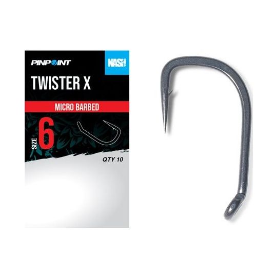 HACZYKI NASH TWISTER X SIZE 4 MICRO BARB HACZYKI NASH TWISTER X SIZE 4 MICRO BARB