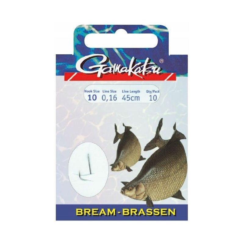 HACZYKI WIĄZANE GAMAKATSU BREAM 1310N 10 0.16mm 45 HACZYKI WIĄZANE GAMAKATSU BREAM 1310N 10 0.16mm 45