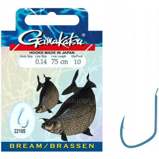 HACZYKI WIĄZANE GAMAKATSU BREAM 2210S 10 0.14mm 75 HACZYKI WIĄZANE GAMAKATSU BREAM 2210S 10 0.14mm 75