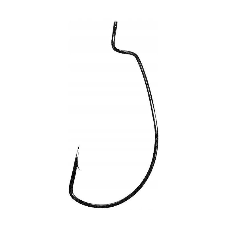HACZYKI GAMAKATSU WORM OFFSET EWG BLACK 1 HACZYKI GAMAKATSU WORM OFFSET EWG BLACK 1