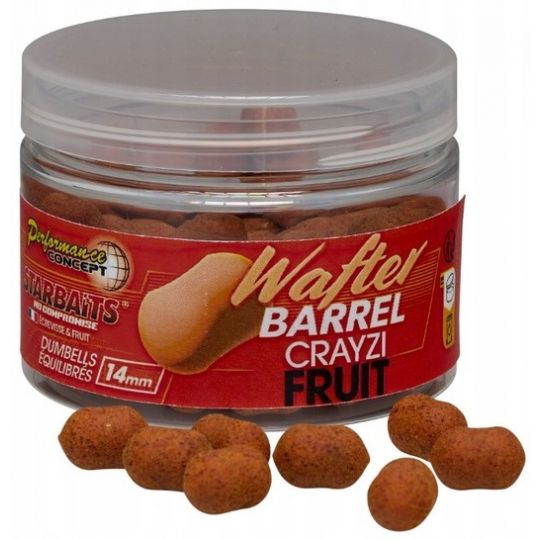 WAFTERS STARBAITS CRAYZI FRUIT MIX BARREL 14mm 50g WAFTERS STARBAITS CRAYZI FRUIT MIX BARREL 14mm 50g