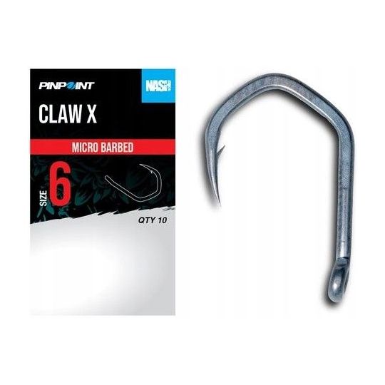 HACZYKI NASH CLAW X SIZE 6 MICRO BARB HACZYKI NASH CLAW X SIZE 6 MICRO BARB