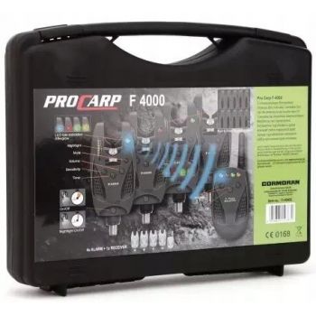 ZESTAW SYGNALIZATORÓW CORMORAN PRO CARP F-4000 2+1