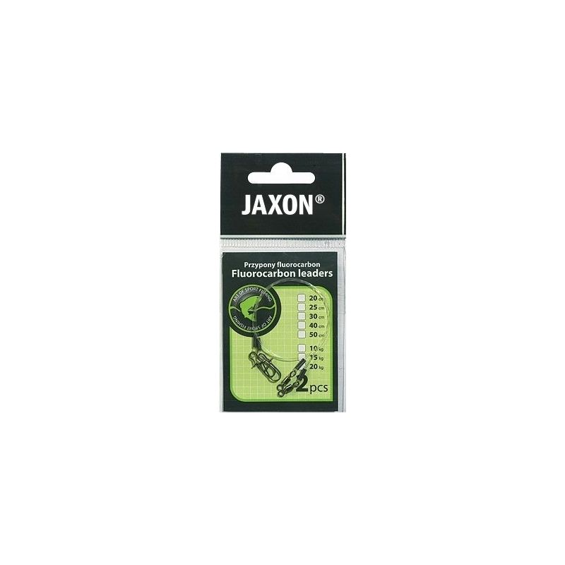 PRZYPON JAXON FLUOROCARBON 25CM 10KG 5X2SZT