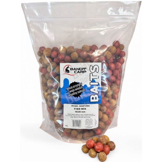 KULKI ZANĘTOWE BANDIT BAITS 16/20mm 3kg FISH MIX