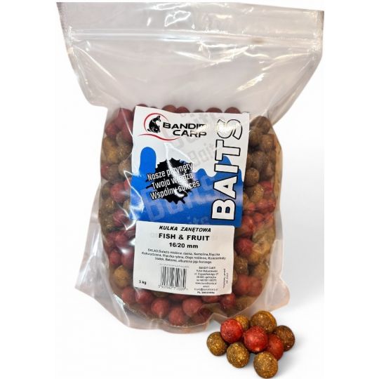 KULKI BANDIT BAITS 16/20mm 3kg FISH & FRUIT MIX KULKI BANDIT BAITS 16/20mm 3kg FISH & FRUIT MIX