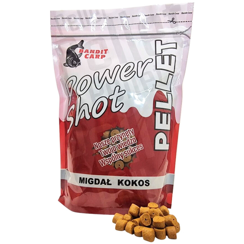PELLET BANDIT CARP 10mm 1kg MIGDAŁ KOKOS PELLET BANDIT CARP 10mm 1kg MIGDAŁ KOKOS