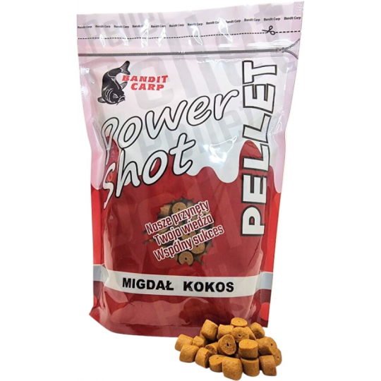 PELLET BANDIT CARP 10mm 1kg MIGDAŁ KOKOS PELLET BANDIT CARP 10mm 1kg MIGDAŁ KOKOS